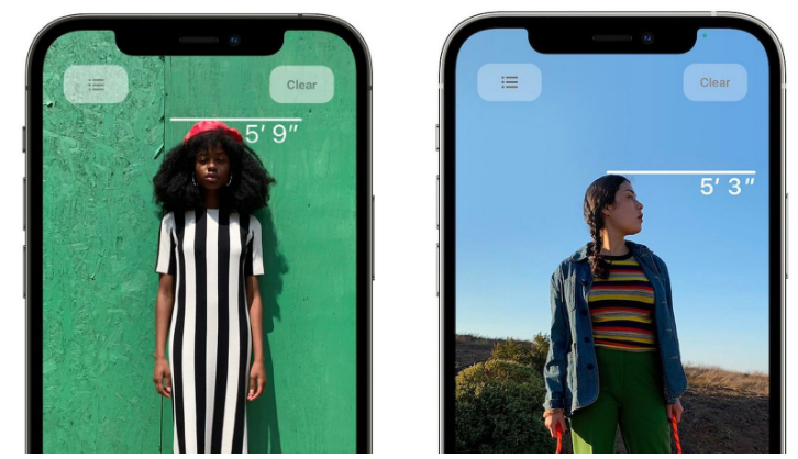 新州镇苹果服务网点分享通过iPhone激光雷达测量身高方法教程 