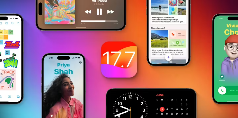 新州镇苹果手机维修分享苹果 iOS / iPadOS 17.7.1 正式版推送 